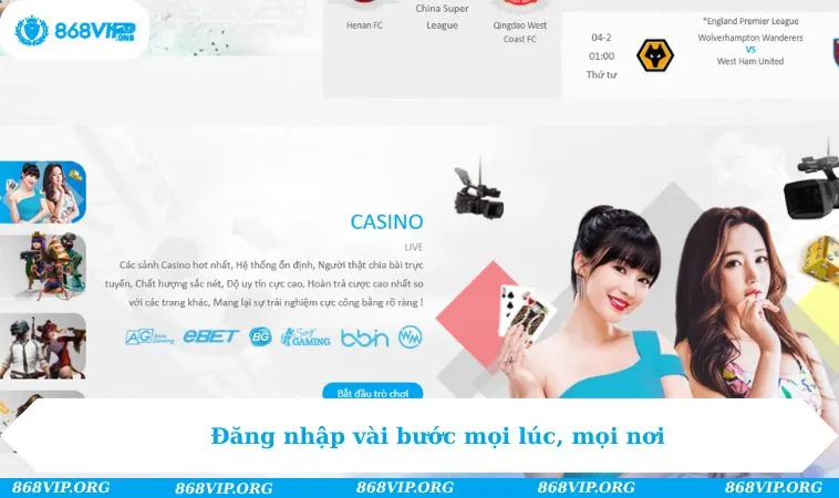 Đăng nhập vài bước mọi lúc, mọi  nơi